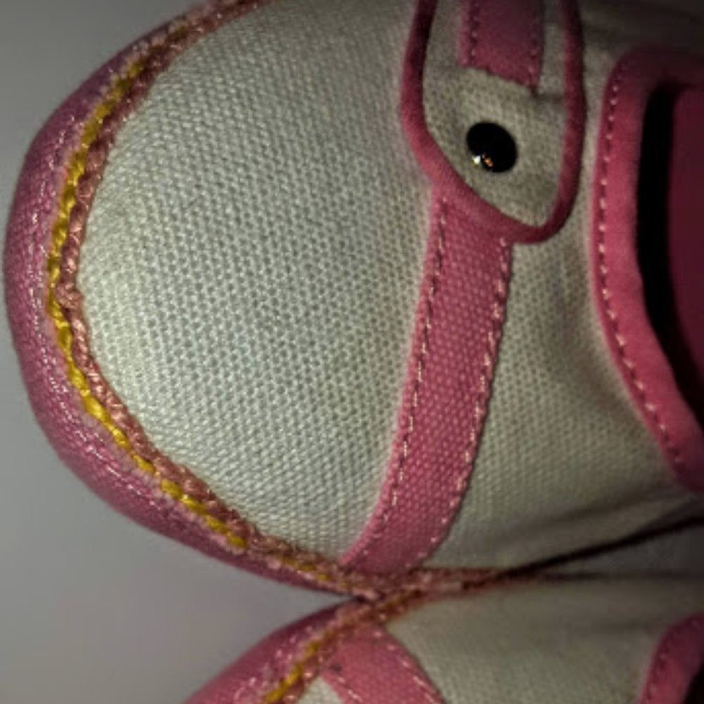 3/'$15.00: Perfect Pink! Espadrille-type Canvas Flats, Sz.37(~6) - Picture 7 of 9
